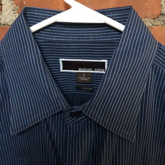 Michael Kors Navy blue w/ Light blue stripes - Picture 2 of 3